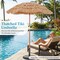 Costway Patio 6FT Tropical Thatched Tiki Beach Umbrella Portable Outdoor Market Tilt